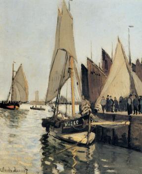 尅勞德 莫奈 Sailing Boats at Honfleur